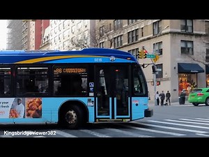 MTA New York City Bus: 2018 Nova Bus LFS Articulated 5516 on the M86 SBS to Yorkville.