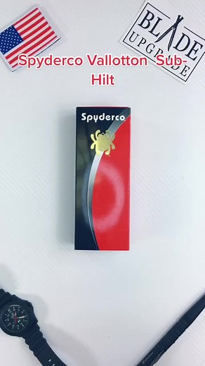 Spyderco Vallotton Sub-Hilt Linerlock 149GP @ $273.70 #spyderco #knife #tiktokmademebuyit #edc #pocketknife