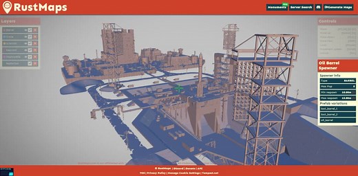 Rustmaps.com The Ultimate Procedural Map Hub | Lone.Design