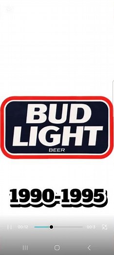 Bud light historical logos
