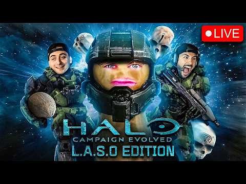 🔴LIVE | HALO: CAMPAIGN EVOLVED | 24 HOUR STREAM | CLOAKZY X NICKMERCS X COCONUT | LEGENDARY L.A.S.O