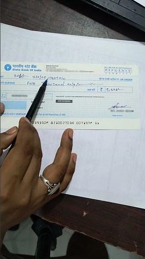 cheque book fill karne ka sahi tareeka 2025 || SBI bank ka cheque kaise bhare || step by step