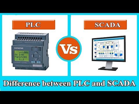 PLC vs SCADA - Difference between PLC and SCADA