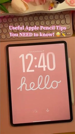 These Apple Pencil tips will completely change how you use your iPad!🤯✏️ Save this for later!#shorts