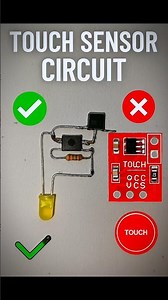 Touch Sensor Circuit Using BC548 & PC817 | DIY Touch Switch | Simple Electronics Project