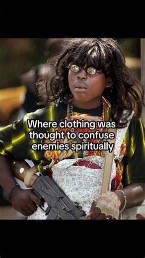 Liberia Civil War Fighters Wearing Strange Clothing Explained #history #civilwar #fighter #fashion