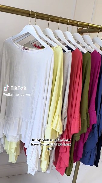 What’s your favourite colour in the ruby blouses?🛍️✨ #curvefashioninspo #ownthecurve #curvefashion #plussize #plussizefashion #essexboutiques #fyp #newness #outfitideas #blouse #tiktokmademebuyit