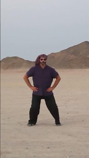 Empty and Full #qigong #stability #earthelement #freestyle #desert