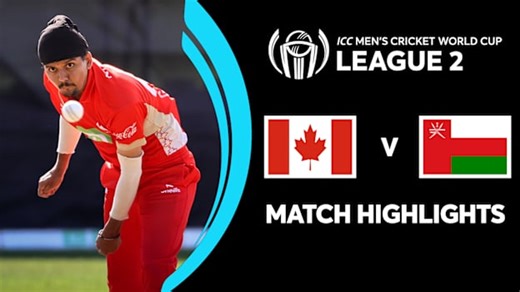 Canada v Namibia | CWC L2 2023-27 | Match Highlights | ICC CWC League 2, 2023-27 | ICC