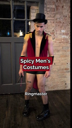 Warning: these costumes might raise the room temp. 🌡️🔥 #halloweencostumes #menscostumes #spicycostumes #sexycostumes | HalloweenCostumes.com