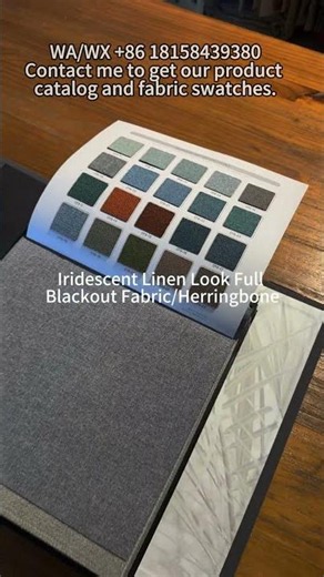 This is our integrated swatch of artistic full blackout curtain fabrics. #blackoutfabric