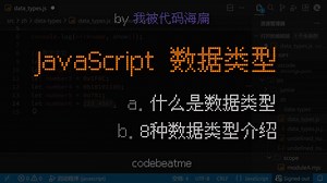 JavaScript 数据类型有哪些｜JS 教程