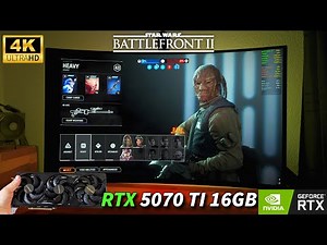 Star Wars Battlefront 2 - RTX 5070 TI 16GB - Ryzen 7 9800X3D | Alienware OLED AW3225QF 32"