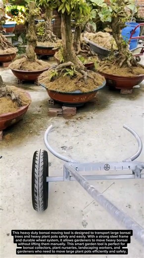 Bonsai Tree Moving Cart / Bonsai Pot Transport Tool / Heavy Duty Bonsai Dolly