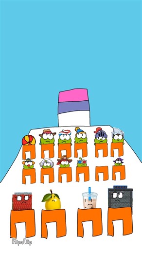 Om nom's gum pack(Flipaclip Animation)