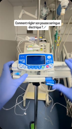 Sarah IDE | soutien aux ESI on Instagram: "Comment régler son PSE ? 💉 1. Prépare ta seringue et purge une tubulure de PSE 💉 2. Pose ta seringue sur ton PSE, branche la à ta rampe, clips l’adaptateur à ton piston. ✅ 3. valide la reconnaissance de ta seringue de 60ml 🫡 4. Règle ton débit et valide 🆗 Ton PSE est prêt 👉 Ps : n’oublie pas d’ouvrir le robinet sur ta rampe 😉 #esi #etudiantinfirmier #reels"