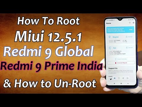 Root Miui 12.5.1 Redmi 9 And Redmi 9 Prime