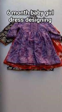 6 month baby girl dress designing @St Fashion Hub #youtubeshorts #ytshorts