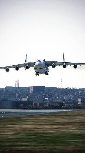 This Antonov An-225 Landing is awesome! #antonov #antonov225 #aviation #aviationlovers #reels | Aviation Addicts