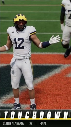 Perfect Execusion On That TD Pass In College Football 25