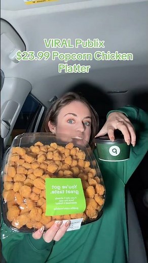 VIRAL Publix $23.99 Popcorn Chicken Platter 🍗💚#publix #popcornchicken #publixchicken #publixdeals