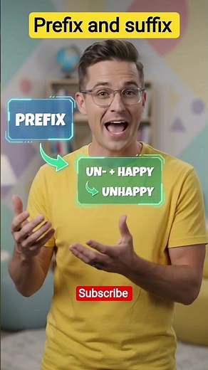 Prefix and Suffix in 10seconds #grammar ‪@Miraya.Academy‬