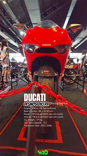 Ducati Desmosedici RR (Racing Replika) #ducati #desmosedici