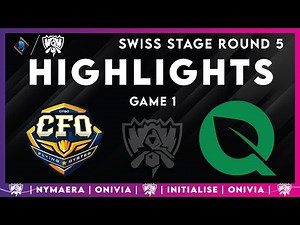 CFO vs FLY Highlights Game 1 | Worlds 2025 Swiss Stage | CTBC Flying Oyster vs FlyQuest