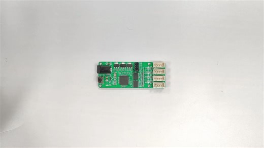 艾尔赛 USB转4路TTL模块 UART串口模块 FT4232HL 3.3V2.5V1.8V可选