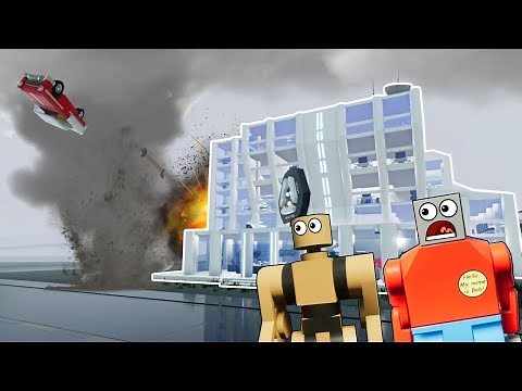 MASSIVE LEGO EF5 TORNADO DESTROYS LEGO CITY! - Brick Rigs Gameplay - Lego Tornado Survival