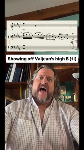 Andrew Allan Hiers (hires) on Instagram: "JVJ is just written different. I’d argue “Bring Him Home” is the hardest part of the night but his highest note at the end of “Who Am I?” is not for the faint of heart. The high B4 (ti) is a tenor note, but there are some low notes he sings that can be challenging for them. It’s really for a baritenor but regardless of the voice it’s a big sing. #lesmiserables #lesmis #jeanvaljean #whoami #highnote"