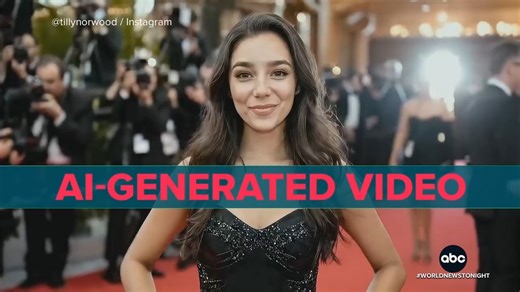 Some of Hollywood’s biggest names are sounding the alarm over an AI generated “actor” whose company is reportedly seeking representation. The AI character ‘Tilly Norwood’ is the face of growing backlash and debate over the use of AI. Matt Gutman reports. https://abcnews.link/eyWlmtD | ABC World News Tonight with David Muir
