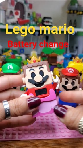 change battery #lego #shorts #supermario #mario