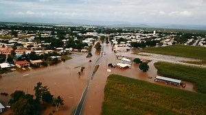 Some more drone vision from Josh Barra of the flooding in Ingham. | ABC North Queensland