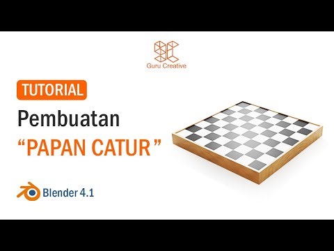 Tutorial Pembuatan Papan Catur Realistic || Blender Tutorial - Blender 4.1