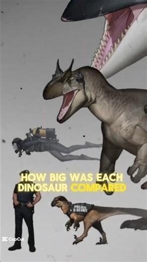 How big was each dinosaur compared to you? #fypage #prehistoricanimals