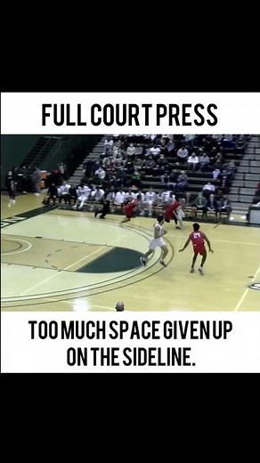 Slow Down An Offense With A Full Court Press (Basketball)
