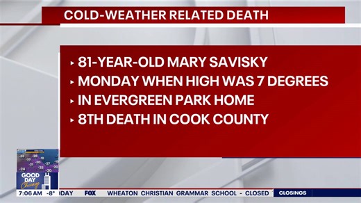 Suburban Chicago woman dies of cold exposure amid extreme temperature plunge