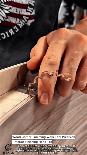 Wood Corner Trimming Work Tool Precision Interior Finishing Hand Tool #worktool