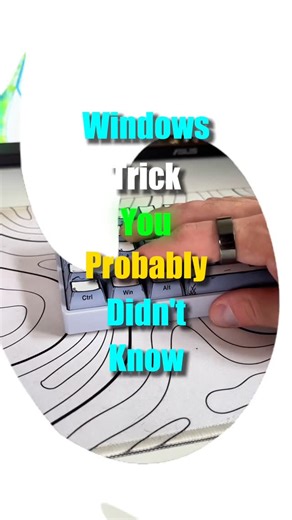 BradleyWayne on Instagram: "Did you know you can do this windows trick on your PC 🤔 #tech #pc #techtok #setup #pctips #pcgaming #technology #pctipsandtricks #pcbuild"