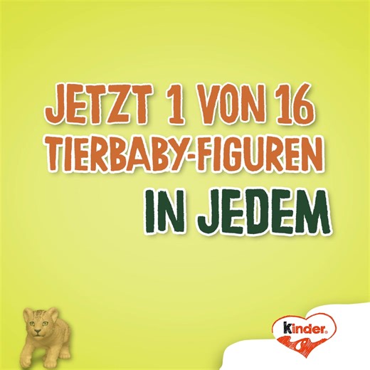 192 reactions · 29 comments | 凉 Süße Überraschung! In jedem Natoons-Ei von kinder Überraschung gibt es jetzt eine von 16 Tierbaby-Figuren!  Mehr Infos dazu findet ihr hier: https://www.kinder.com/de/de/kinder-uberraschung | Kinder | Facebook