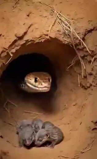 Snake try to attack baby Mongoose | Eli Ogie