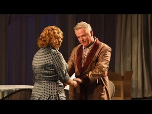 Aidan Quinn and Kristine Nielsen in a scene from THE YOUNG MAN FROM ATLANTA