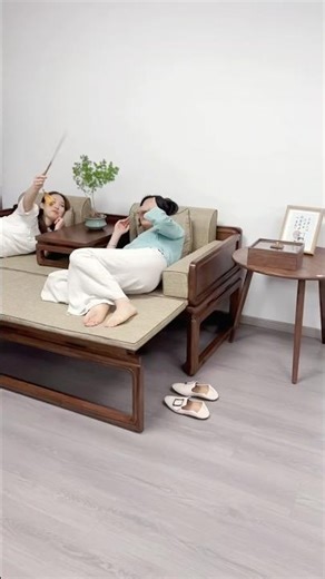 Solid Wood, Removable Comfort | Practical Sofa Bed You'll Use Every Day #home #furniture #interior