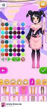 Anime dress up.games for girls.poki.com #gaming#makeup#anime#dressup#beauty