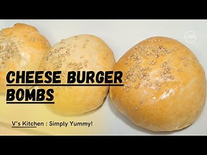 Cheese Burger Bombs || How To Make Cheeseburger Bombs Recipe || Homemade Cheese Bomb Burger