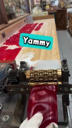 Cinnamon Red Hots 🍬 Made on Century-Old Candy Equipment 🔥 #shorts #shortvideo #shortvideos