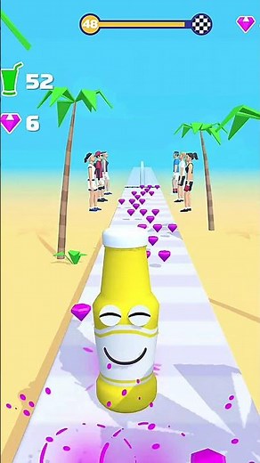 JUICE RUN 🥤 Level 48 | Perfect Rainbow Juice Mix Challenge! 🍓🍇🍍🌈