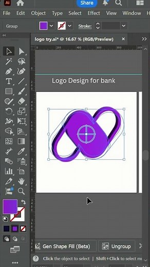 Bank Logo Design in Adobe Illustrator | Pen Tool Logo Design Tutorial | Graphic Design