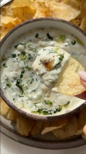 Confit Garlic and Scallion Dip #garlic #recipe #vegetarian